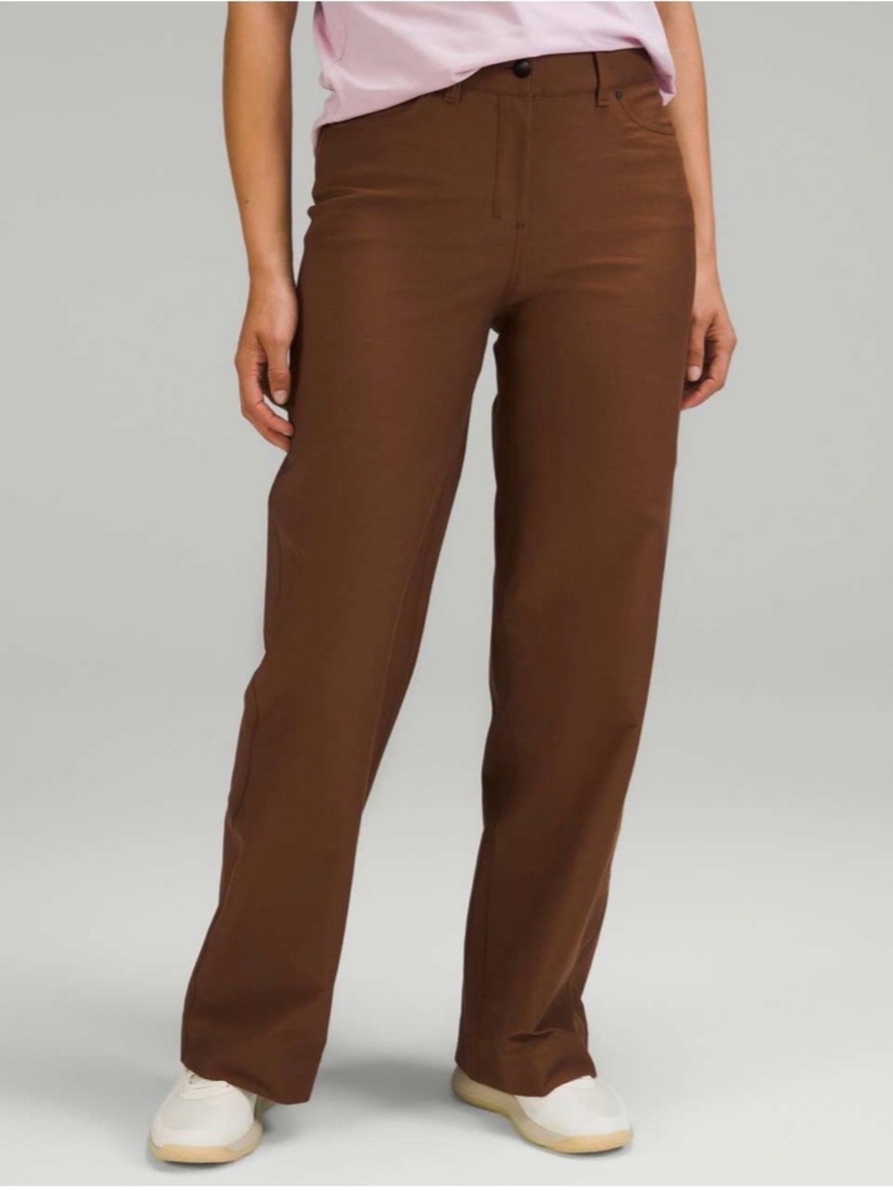 Lululemon City Sleek 5 Pocket Wide-Leg High-Rise Pant *Light Utilitech RST BRN